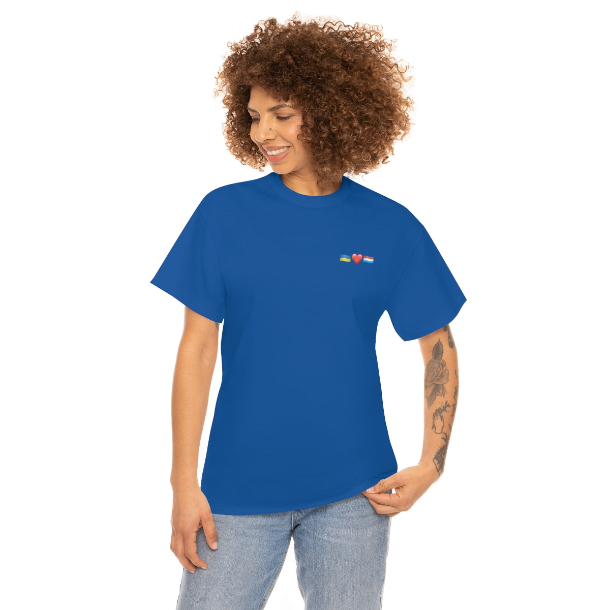 Luxemburgs Unterstützung - doppelseitiges Unisex-T-Shirt