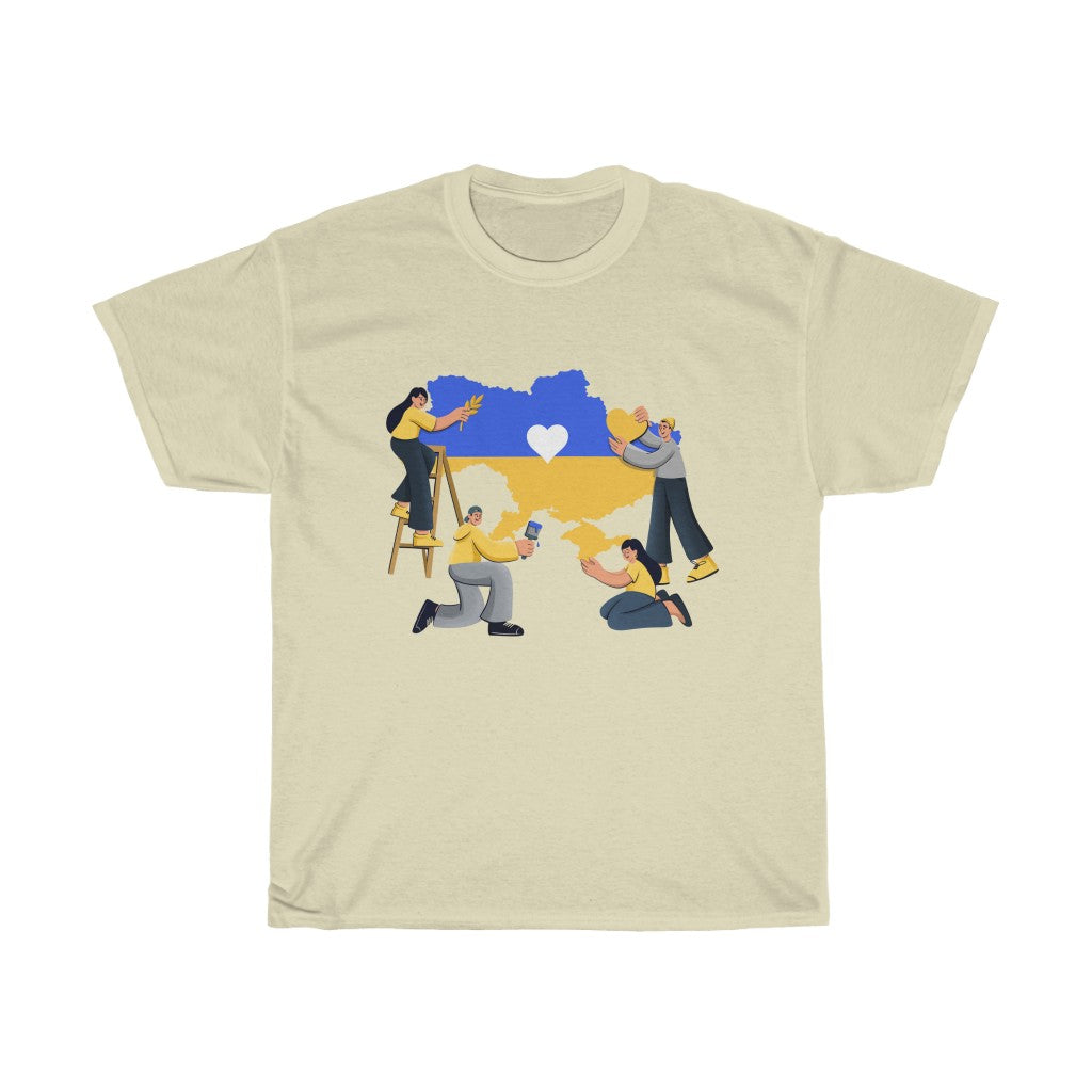 Ukraine by Polina Unisex Cotton T-Shirt