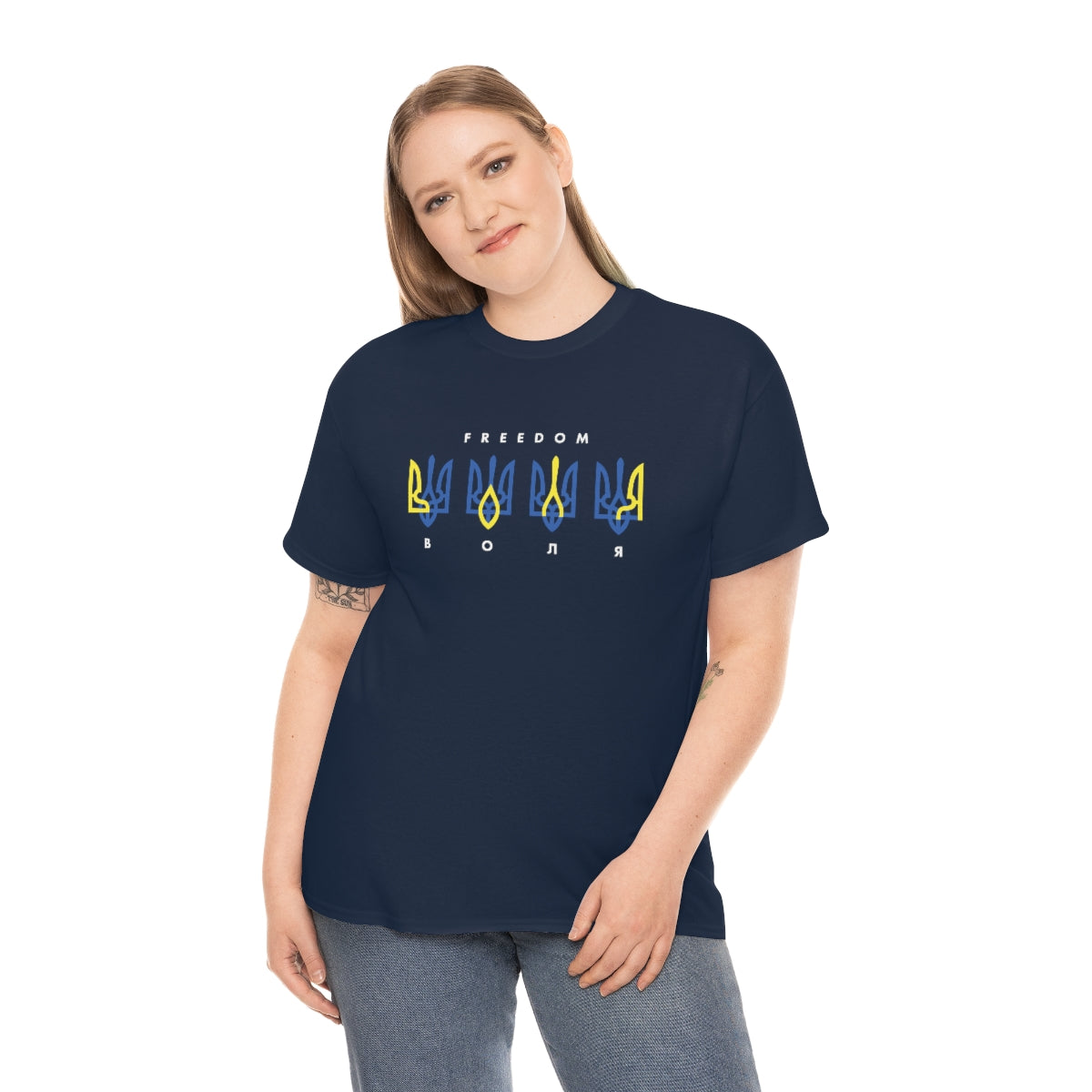 Freedom by Mykola Matviichuk Unisex Cotton T-Shirt