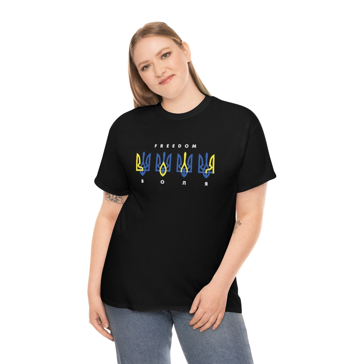Freedom by Mykola Matviichuk Unisex Cotton T-Shirt