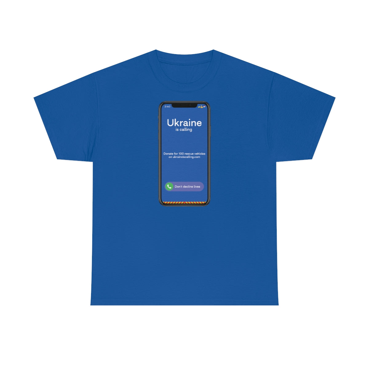Ukraine Is Calling Screenshot - Unisex Tshirt