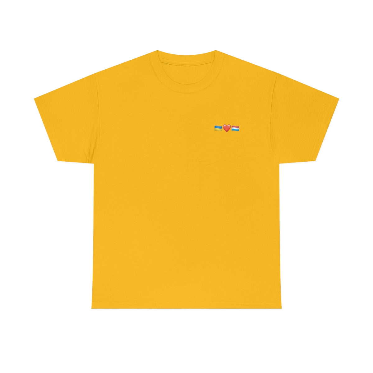 Luxemburgs Unterstützung - doppelseitiges Unisex-T-Shirt