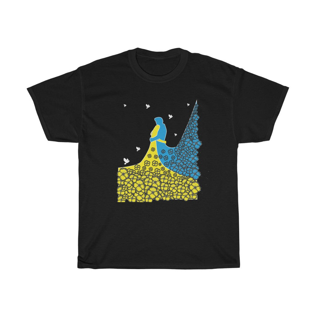 Peace by Anastasiia Dodul Unisex Cotton T-Shirt