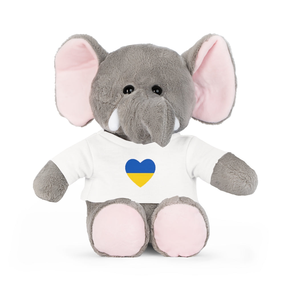 Plush Toy with Heart T-Shirt