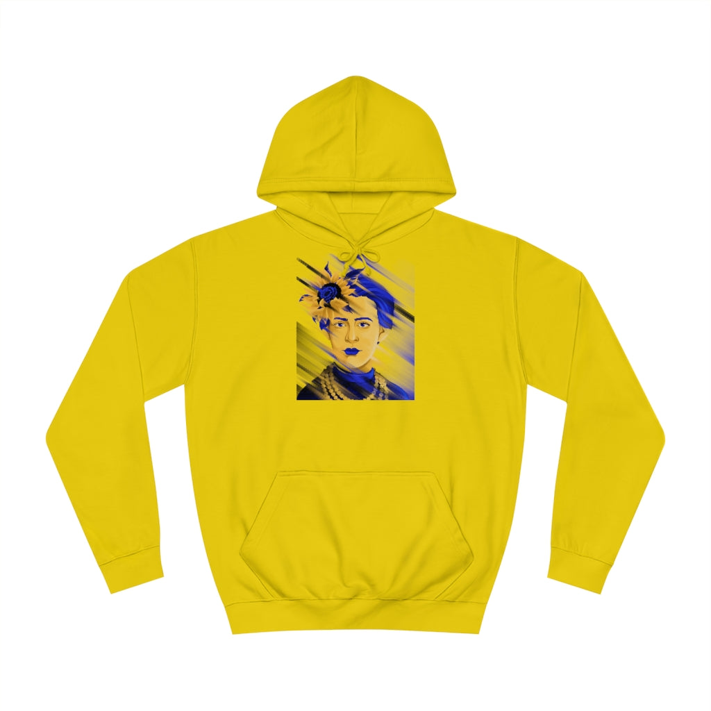 Lesya Ukrainka by Polina Skurykhina Unisex College Hoodie