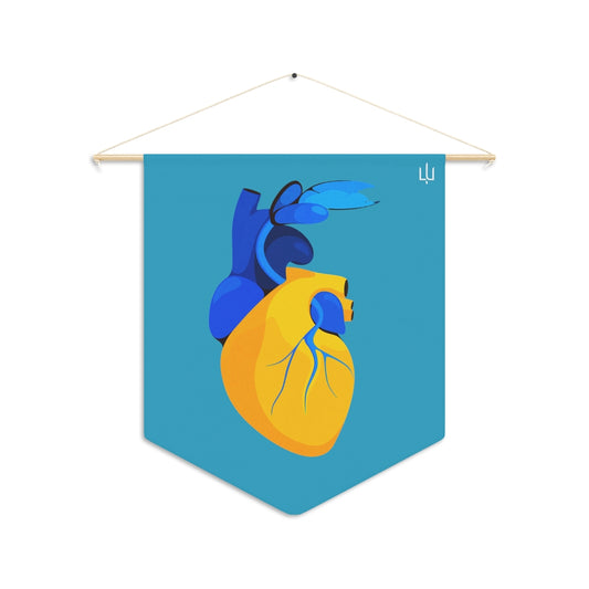 Hearts for Ukraine by Eglė Plytnikaitė Pennant