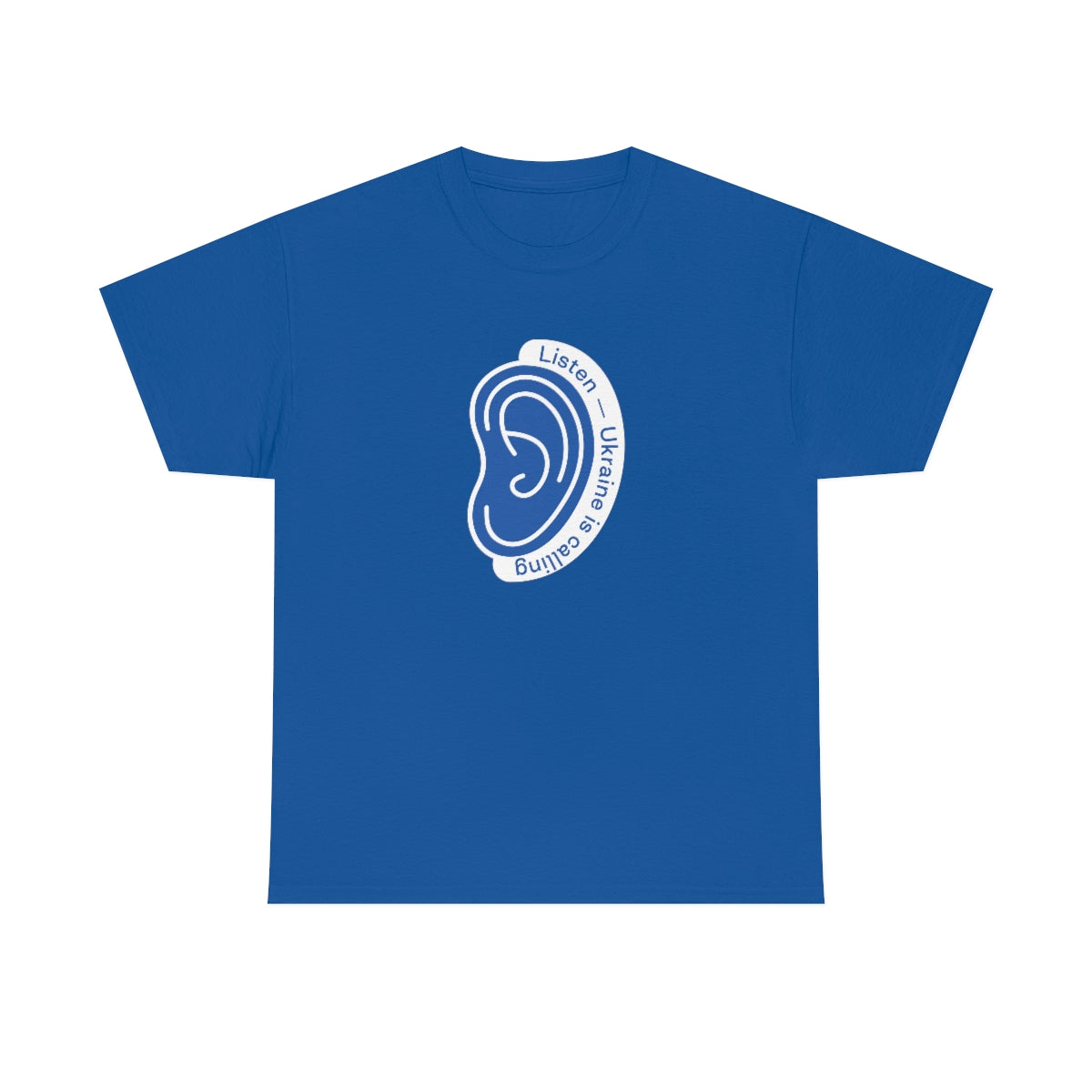 Hören Sie den Anruf der Ukraine - Unisex-T-Shirt