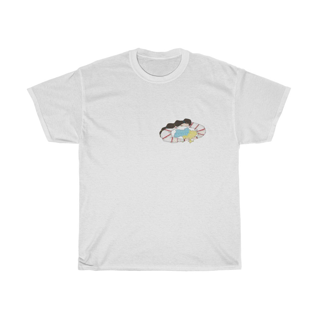 Ukraine by Anastasiia Dodul Unisex Cotton T-Shirt. Ukraine _ Anastasiia Dodul @anastasiiaart22