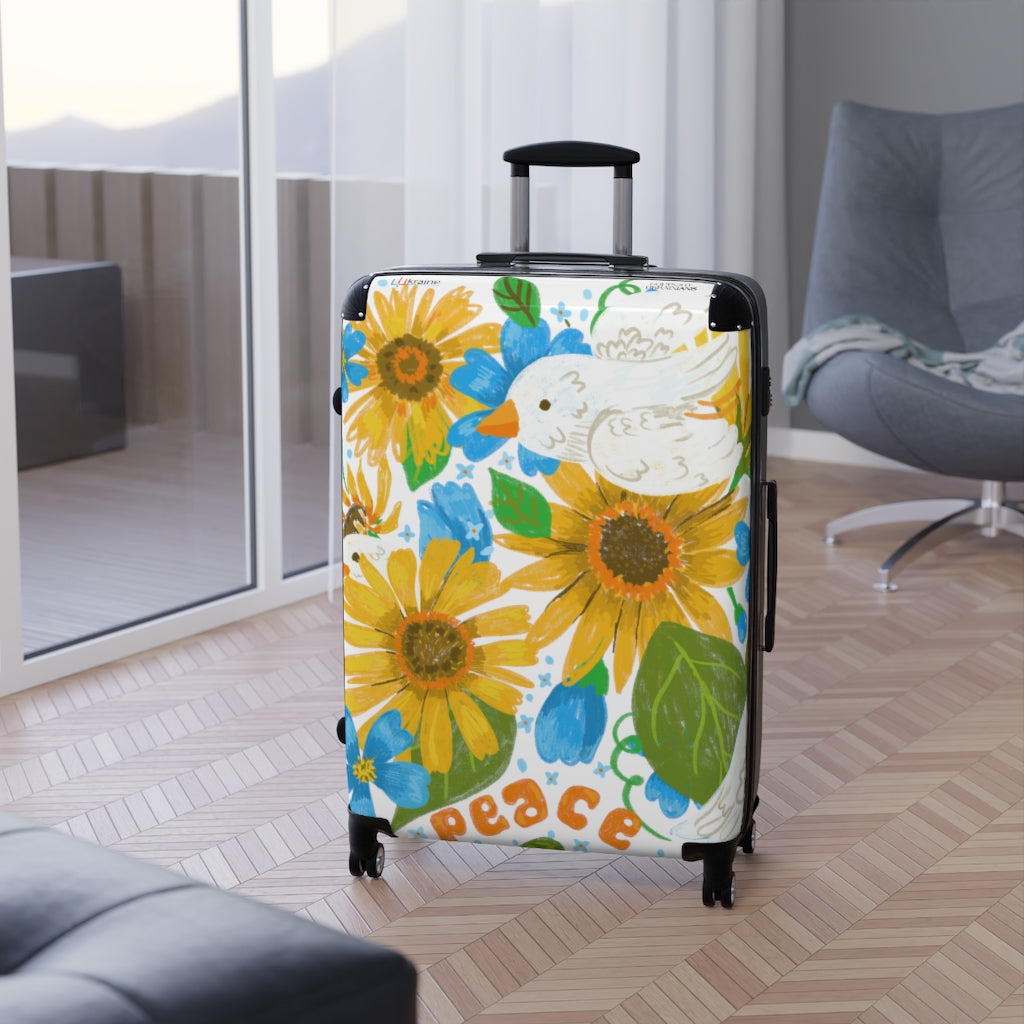 Peace For Ukraine by Jolly Dragons Suitcase