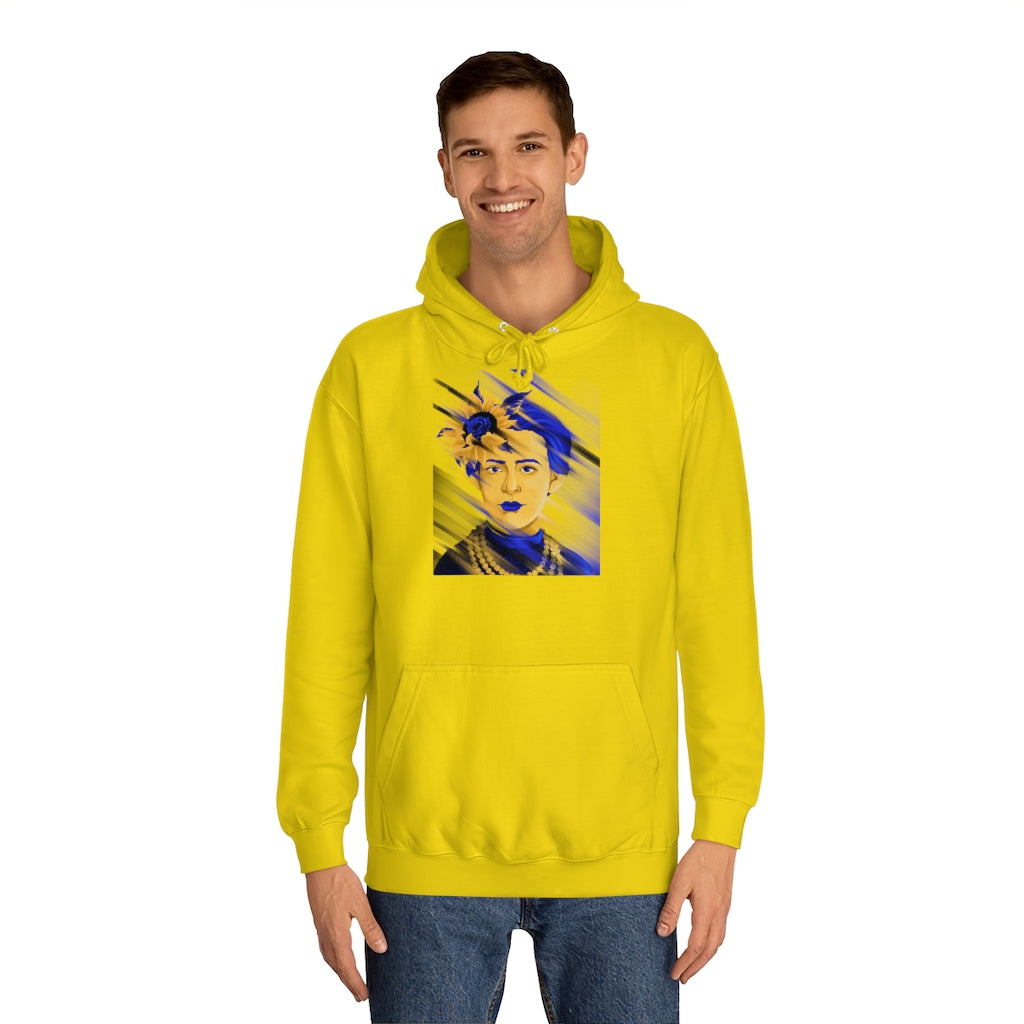 Lesya Ukrainka by Polina Skurykhina Unisex College Hoodie