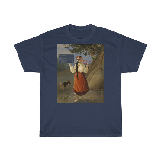 Ukrainian girl by Solomia Kovalchuk Unisex Cotton T-Shirt
