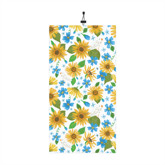 Peace For Ukraine Pattern by Jolly Dragons Winter Neck Gaiter With Drawstring