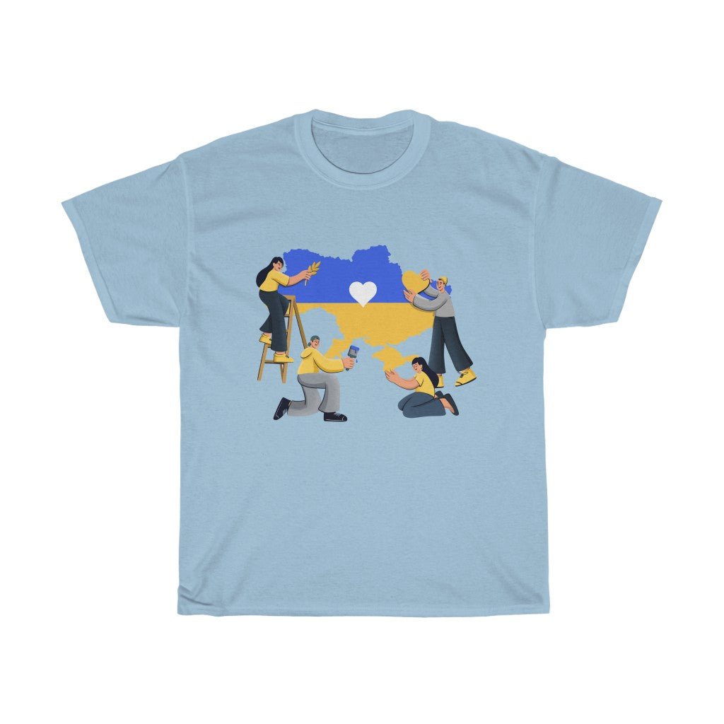 Ukraine by Polina Unisex Cotton T-Shirt