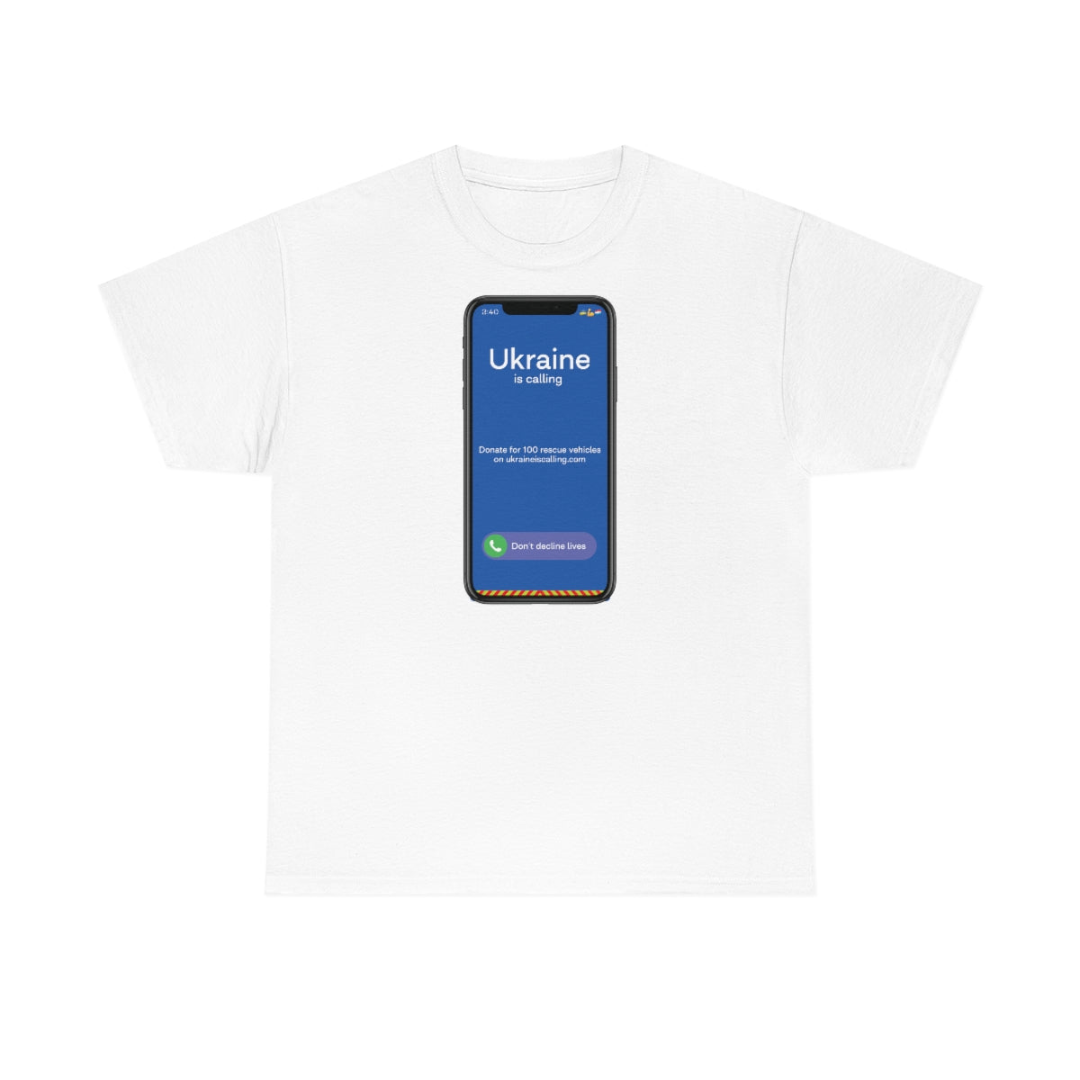 Ukraine Is Calling Screenshot - Unisex Tshirt