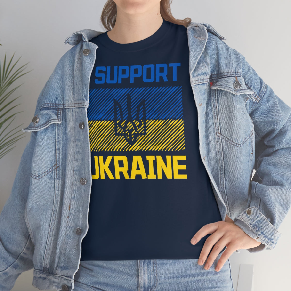 I Am With Ukraine Unisex Cotton T-Shirt