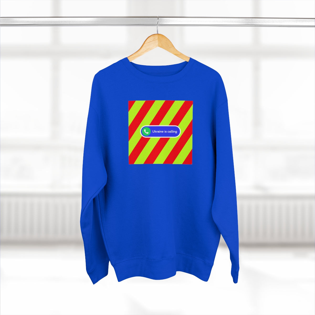 Donated To Ukraine - Unisex Premium Crewneck Sweatshirt
