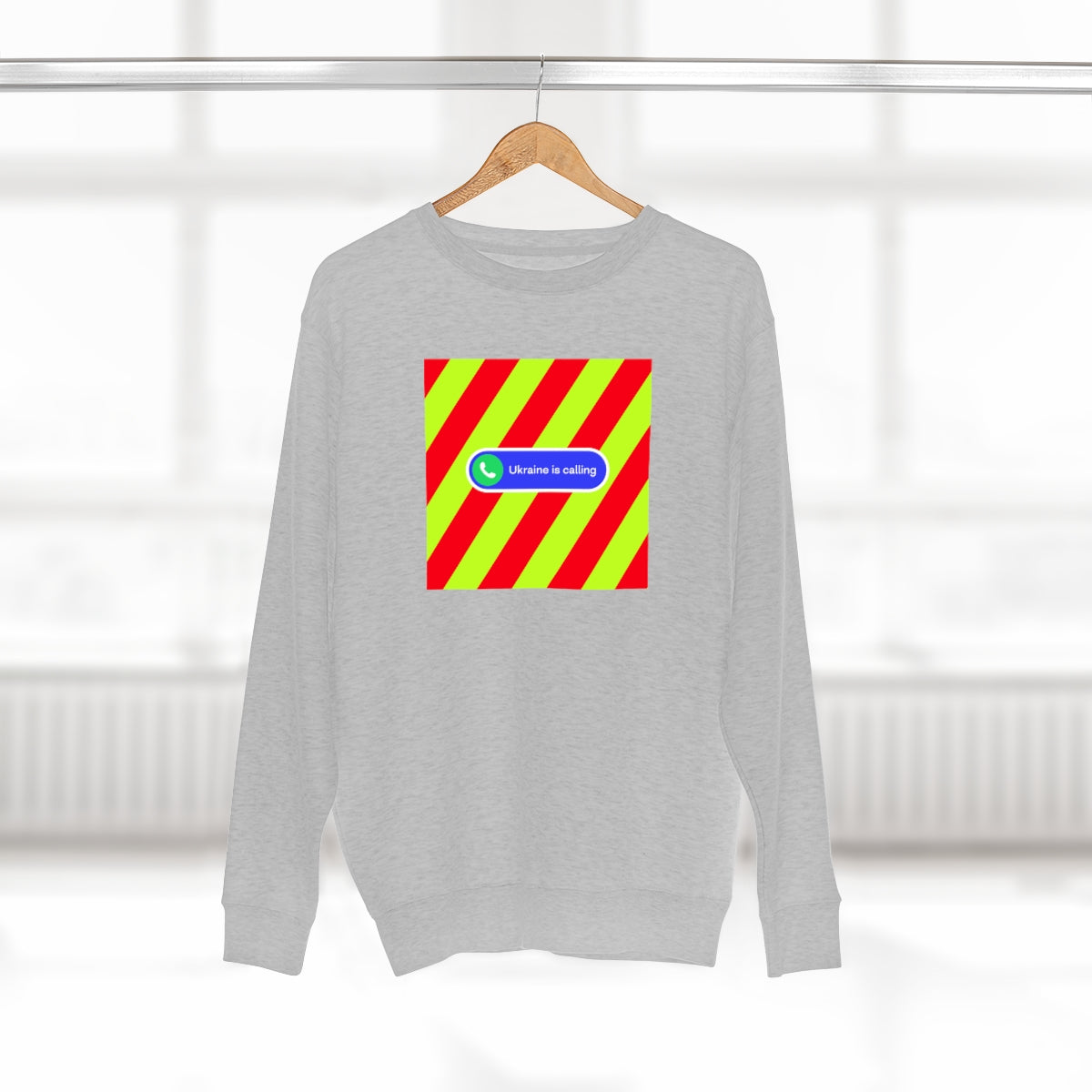 Donated To Ukraine - Unisex Premium Crewneck Sweatshirt