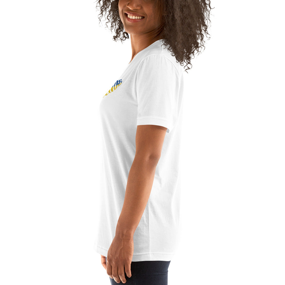 Ukraine Heart Embroidery - Unisex t-shirt
