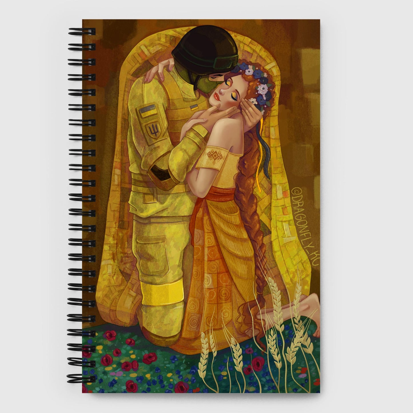 The Kiss - Spiral Notebook