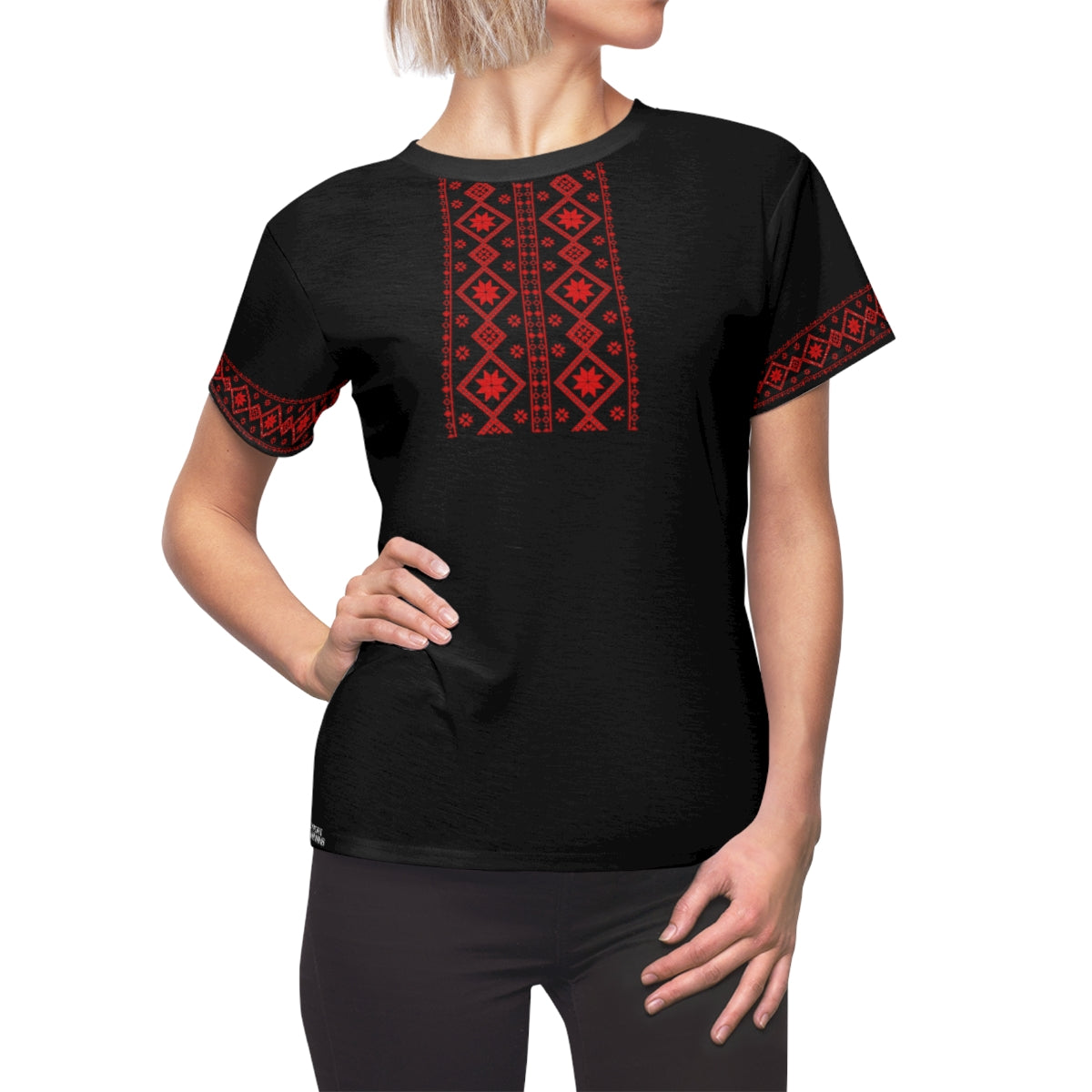 Vyshyvanka Print Tshirt Black 2