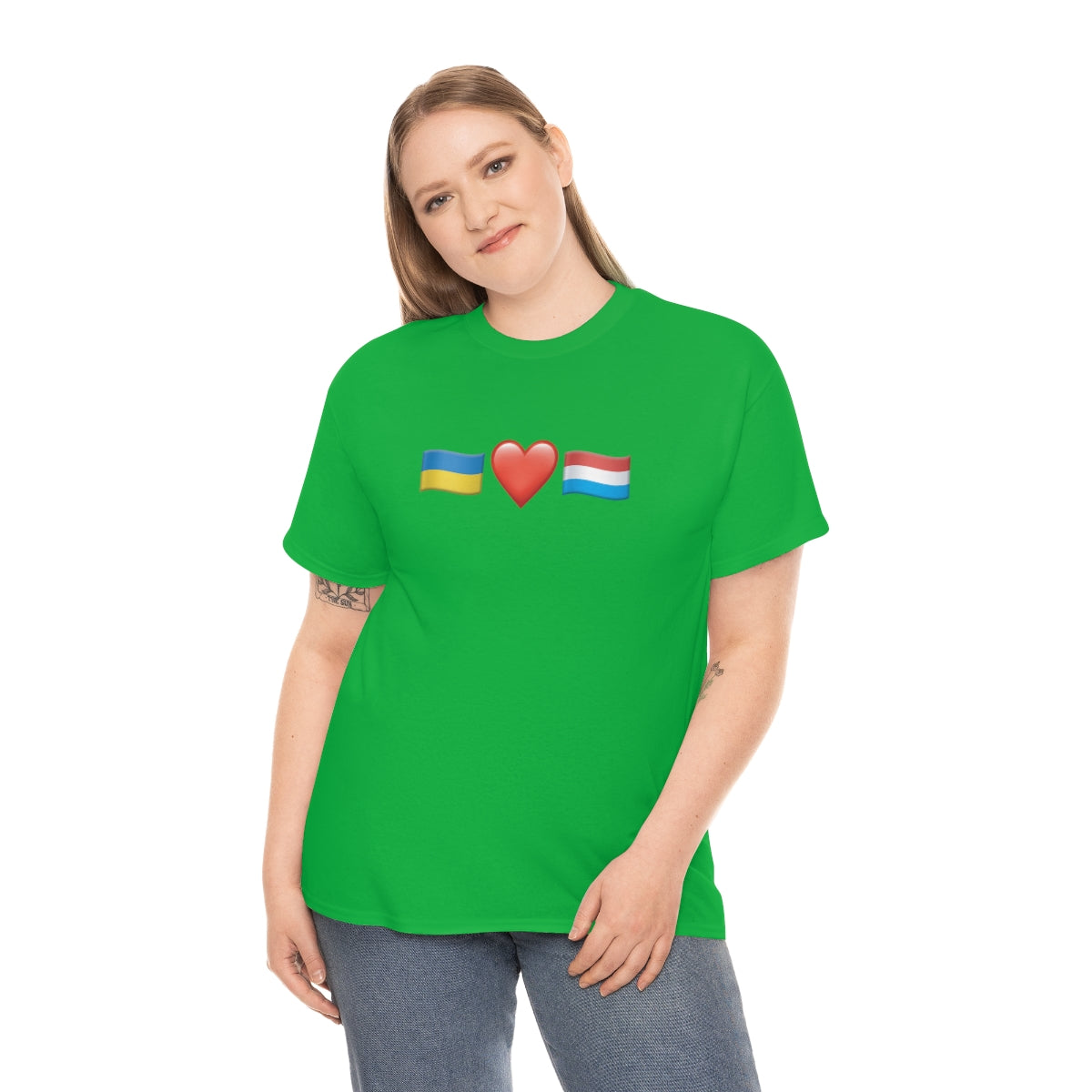 Luxemburgs Unterstützung - Unisex-T-Shirt