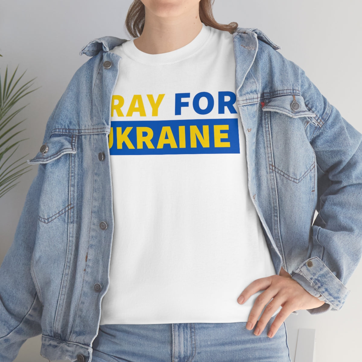 我相信乌克兰男女通用棉质 T 恤
