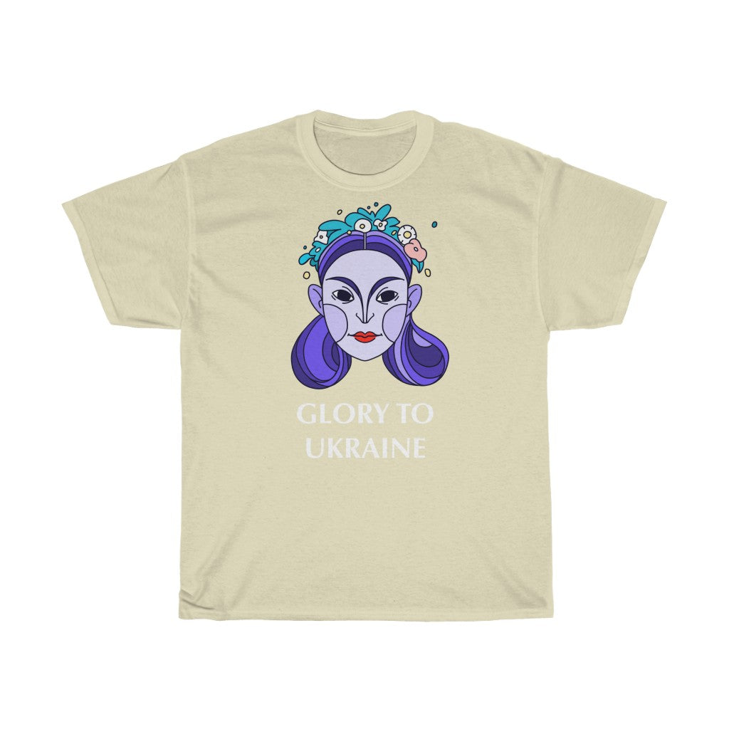 Ruhm der Ukraine von Oksana Fedko Unisex T-Shirt aus Baumwolle