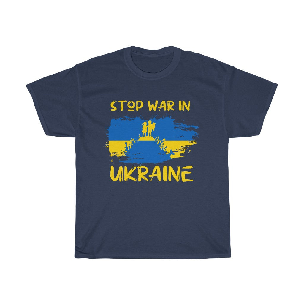 乌克兰儿童男女通用棉质 T 恤
