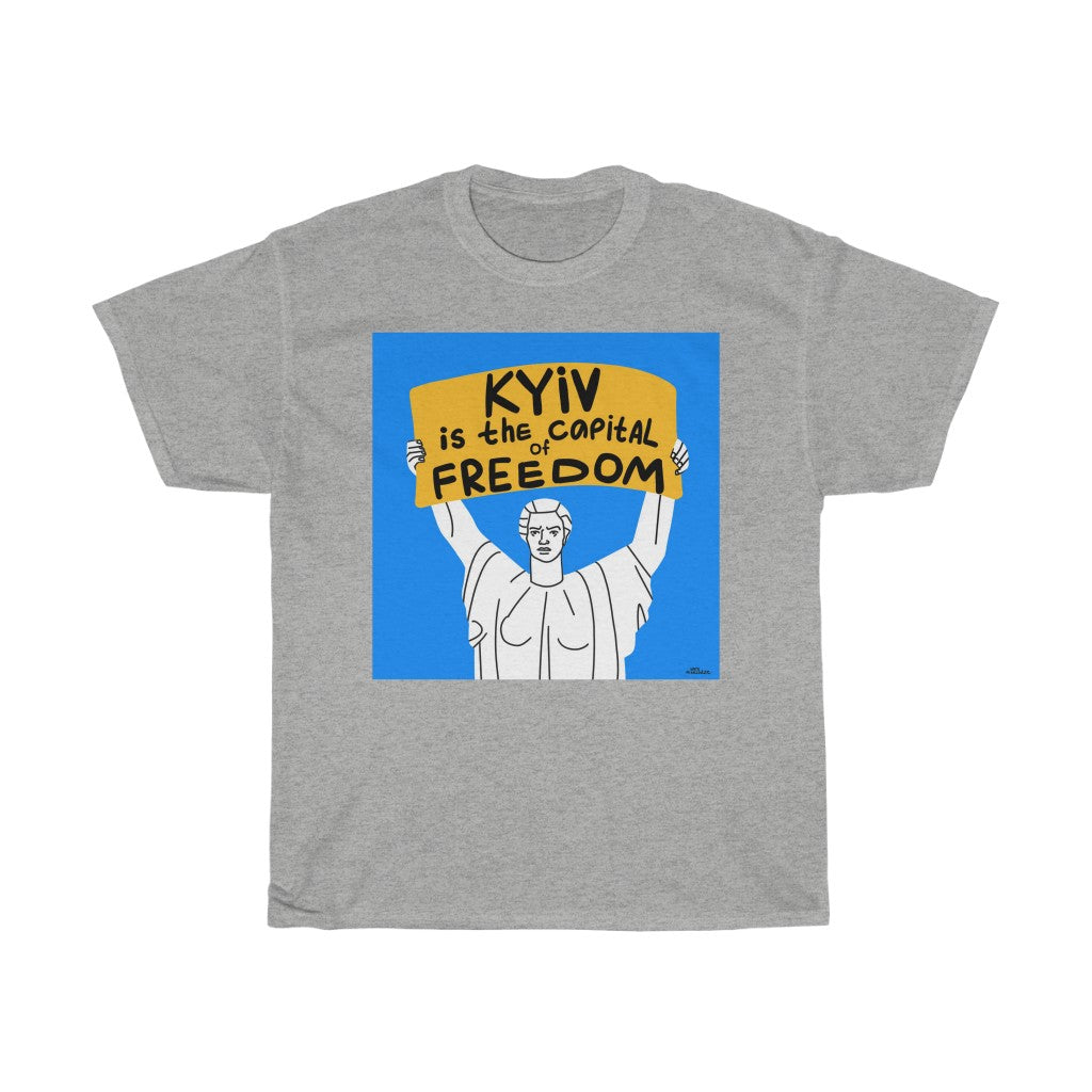 Kyiv 男女通用棉质 T 恤