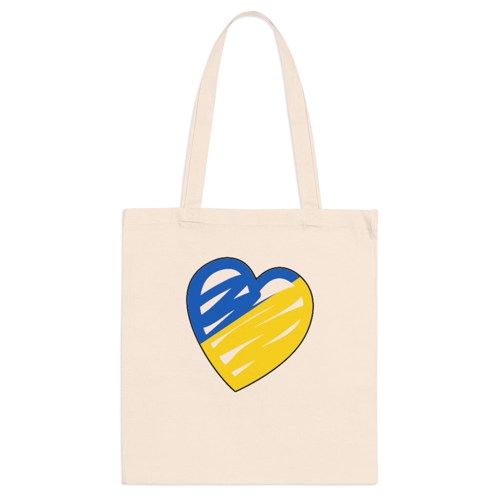 Brushstroke Heart Tote Bag