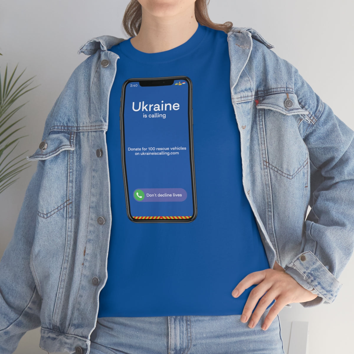 Die Ukraine nennt Screenshot - Unisex-T-Shirt