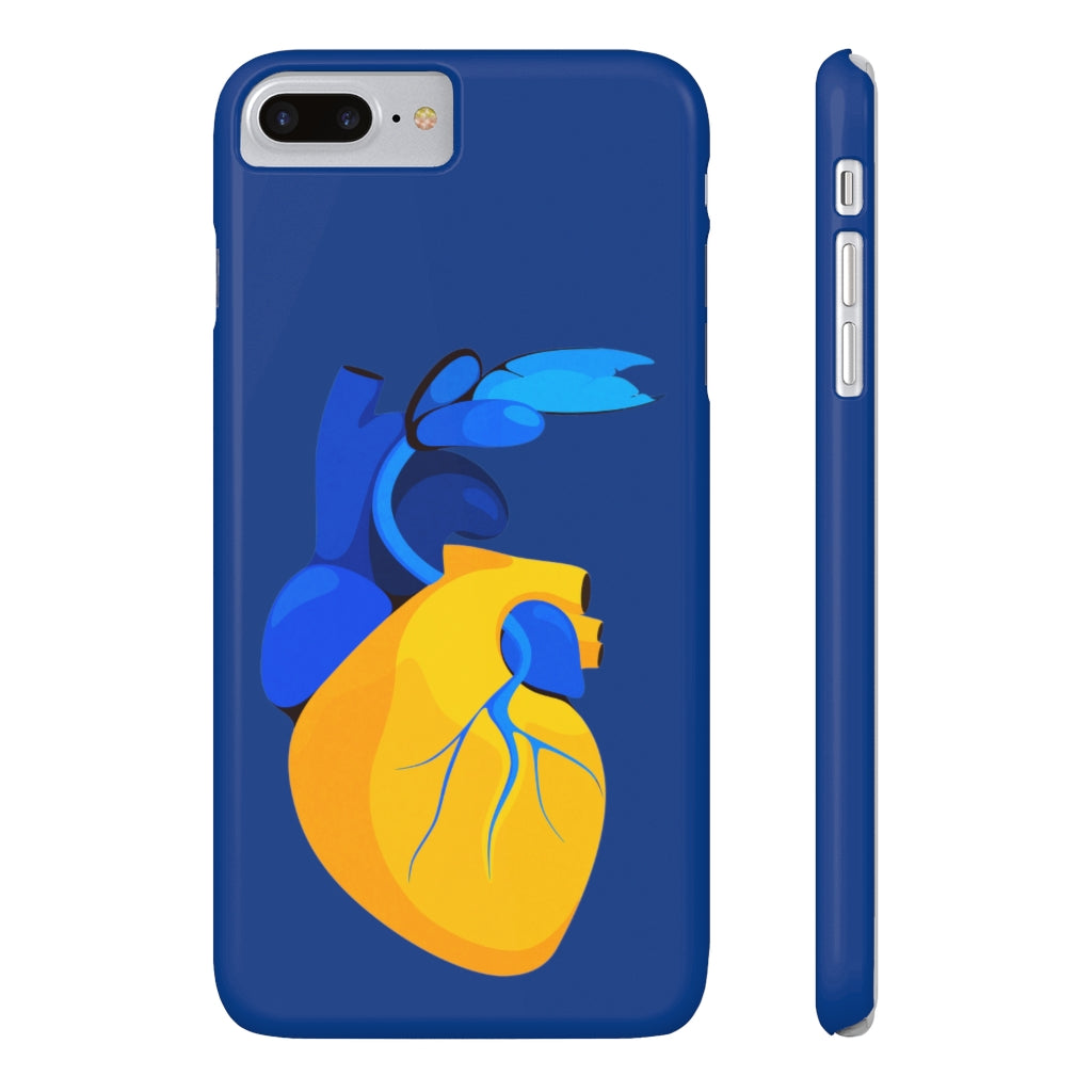 Ukraine Heart Slim Phone Case