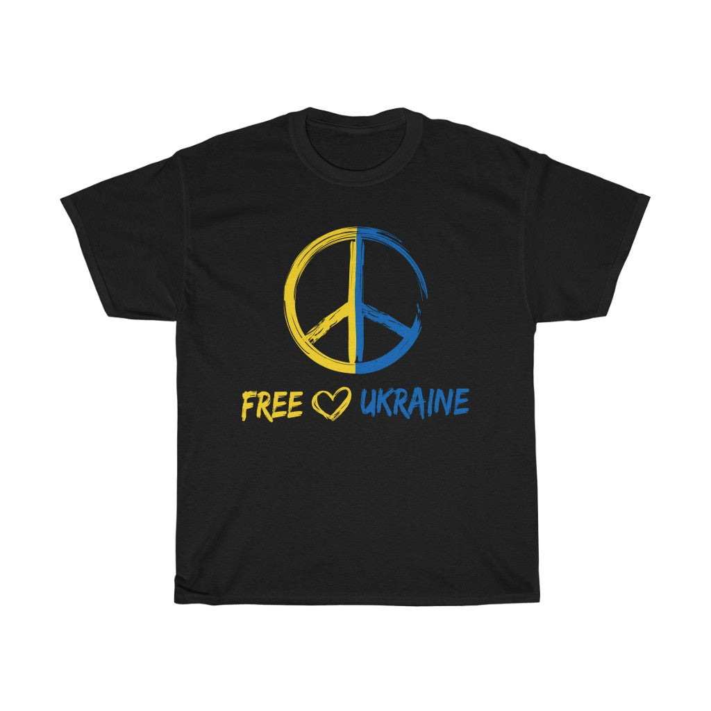 Pas de guerre en Ukraine T-shirt unisexe en coton