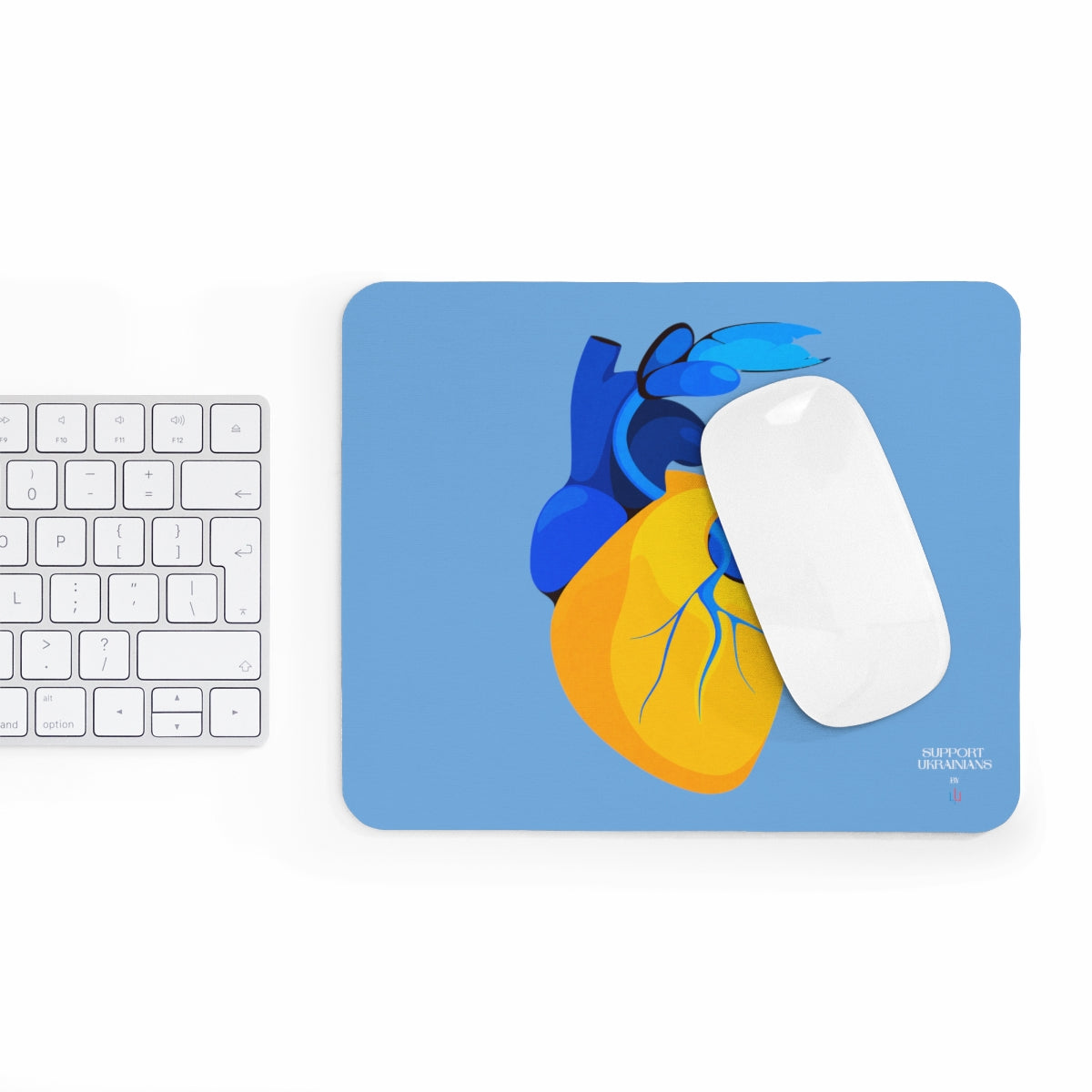 Hearts for Ukraine by Eglė Plytnikaitė Mouse Pad