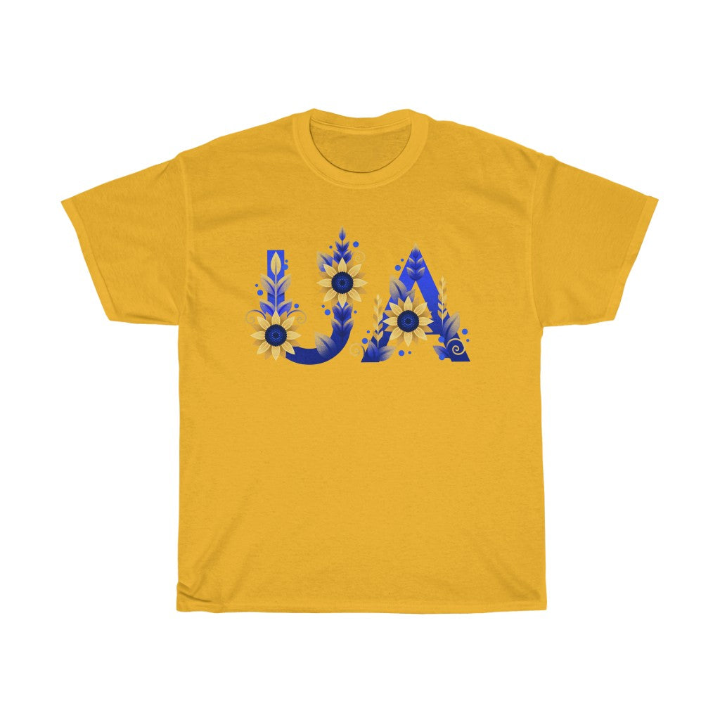 UA by Polina Skurykhina T-shirt unisexe en coton
