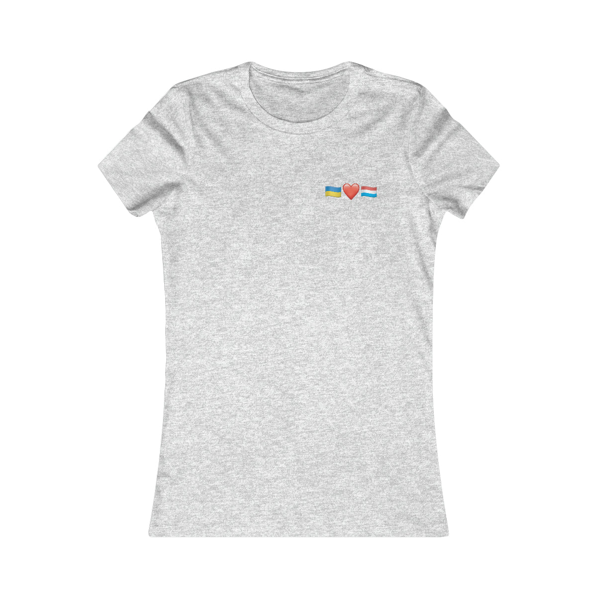 Luxembourg's Support Minimalistic - Women's Favorite Tee