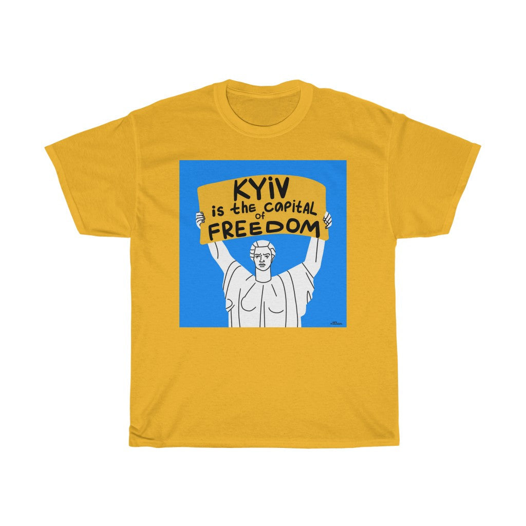 Kiew Unisex T-Shirt aus Baumwolle