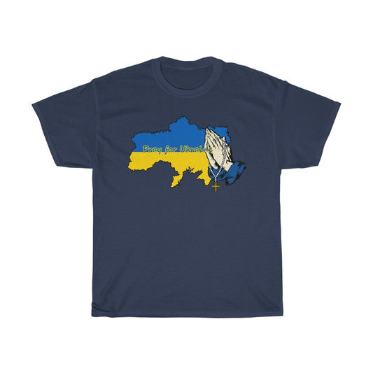 Pray For Ukraine Unisex Cotton T-Shirt