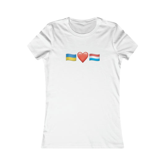 Luxembourg's Support - Lieblings-T-Shirt für Frauen