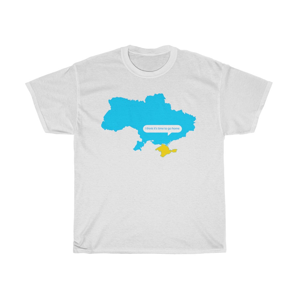 Krim Ukraine von Oksana Fedko Unisex T-Shirt aus Baumwolle
