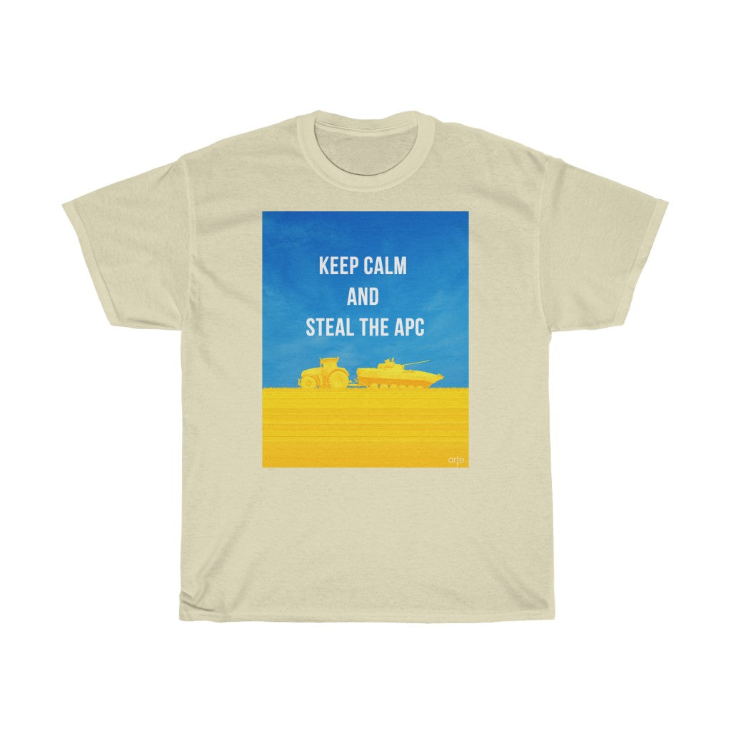 KeepCalm von Danylo Yehorov Unisex-Baumwoll-T-Shirt
