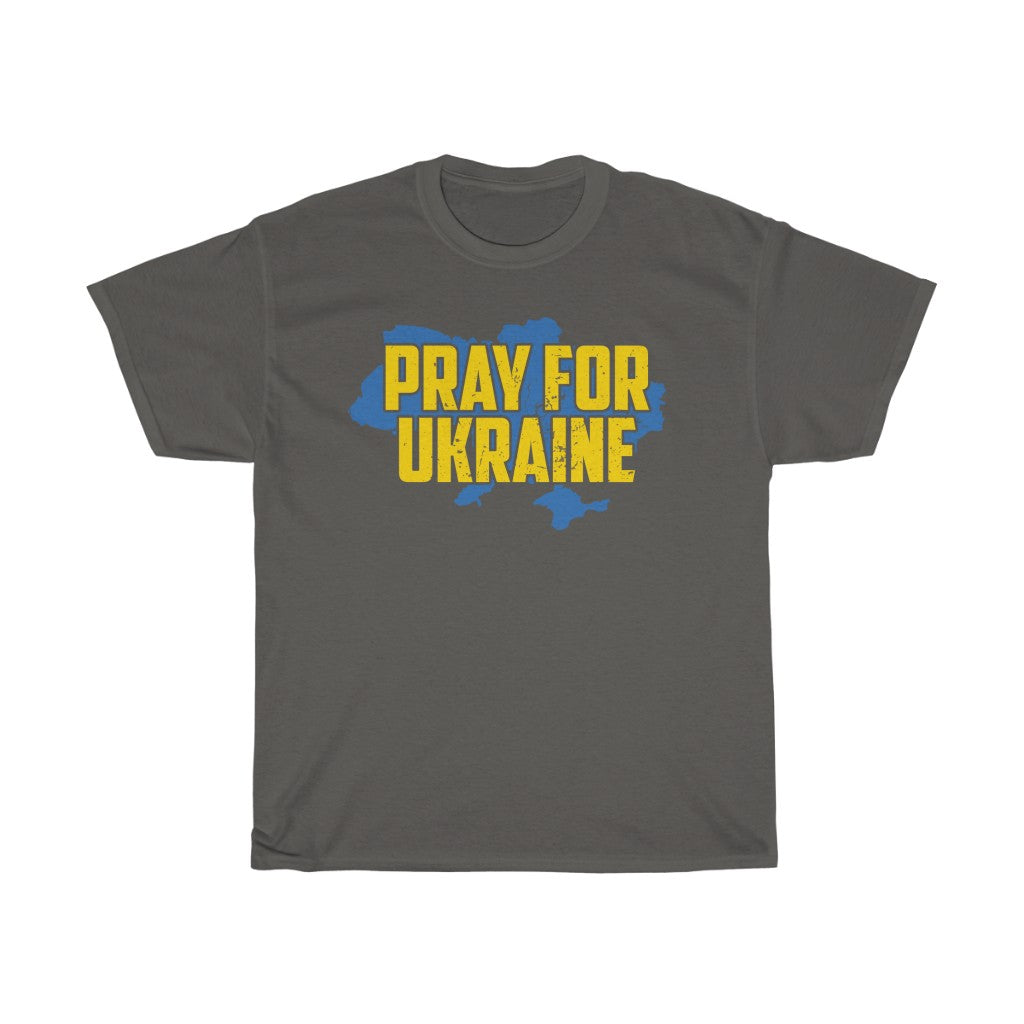 Bete für die Ukraine Unisex-Baumwoll-T-Shirt