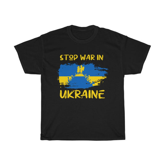 Kinder in der Ukraine Unisex T-Shirt aus Baumwolle