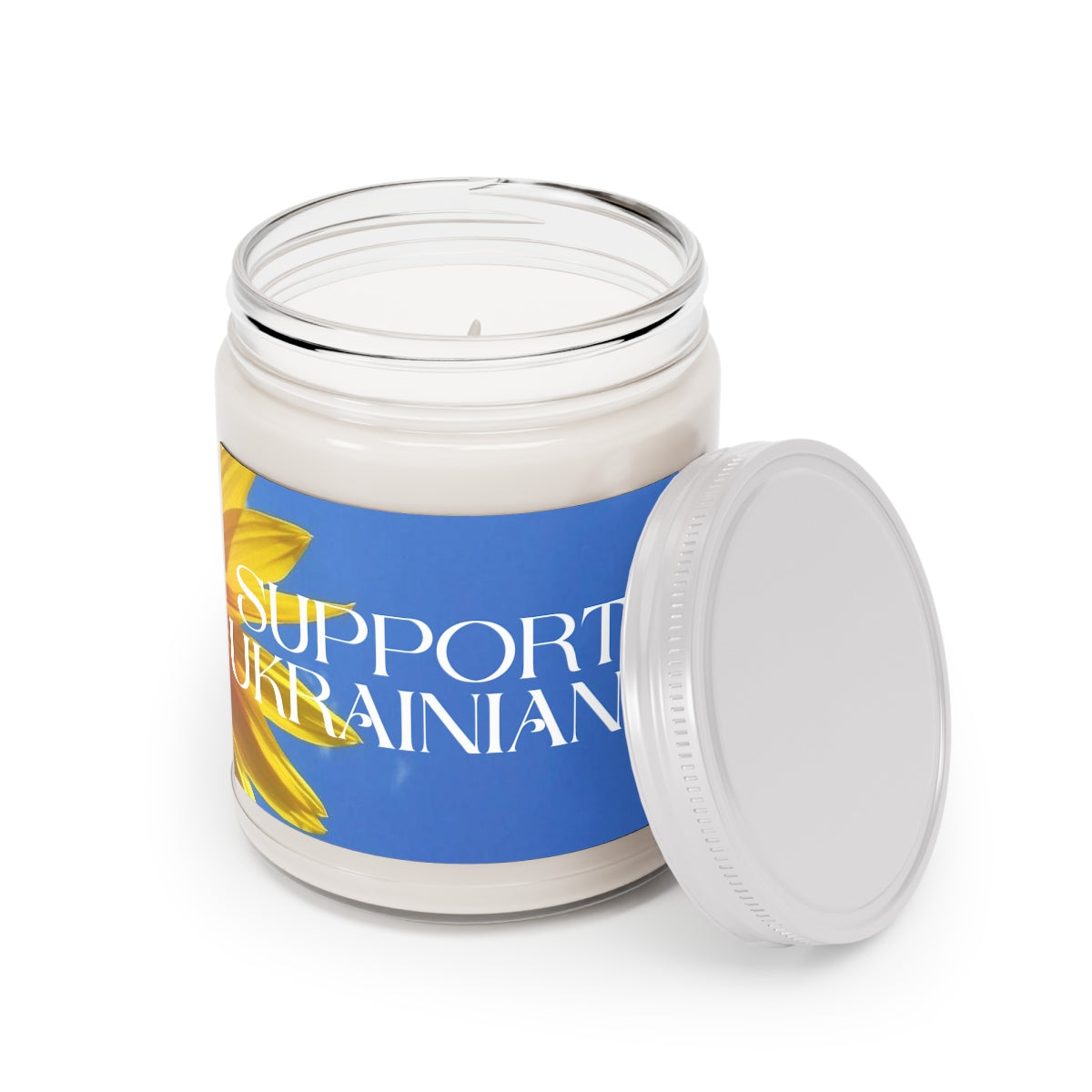 Support Ukrainians - 100% Soy Wax Scented Candle (lasts 50-60h)