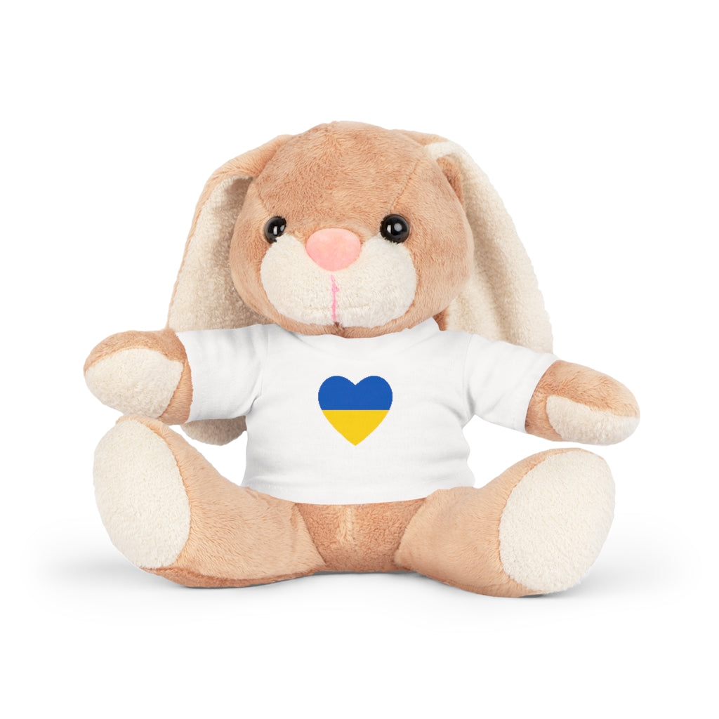 Plush Toy with Heart T-Shirt