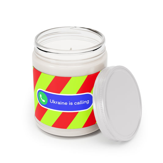 Ukraine's Calling - 100% Ecological Soy Wax Scented Candle (lasts 50-60h)