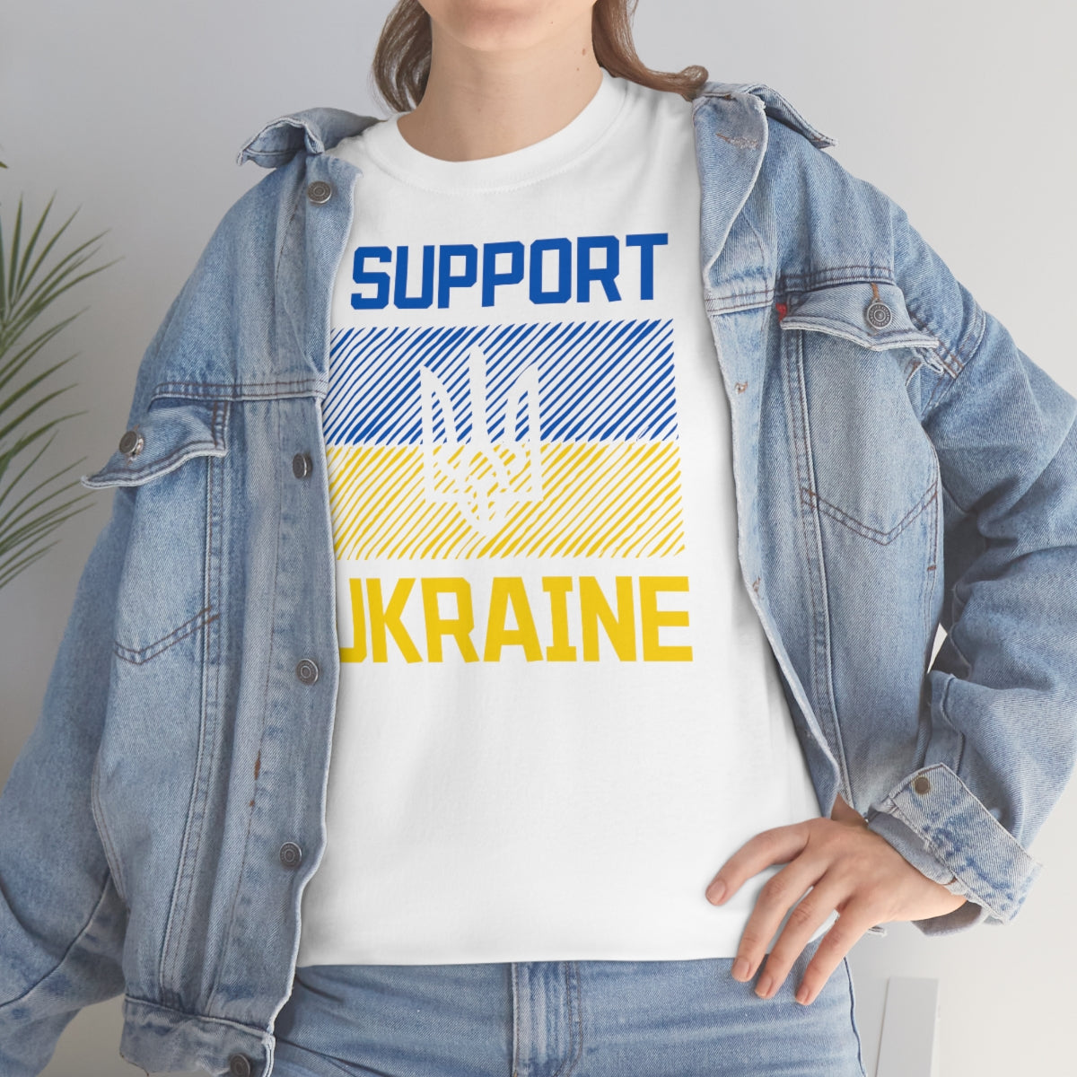 I Am With Ukraine Unisex Cotton T-Shirt