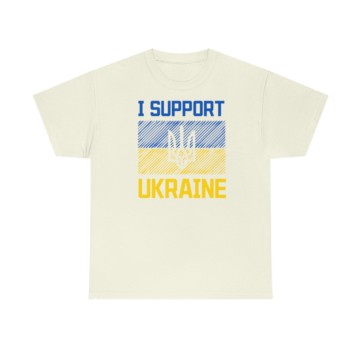 I Am With Ukraine 男女通用棉质 T 恤