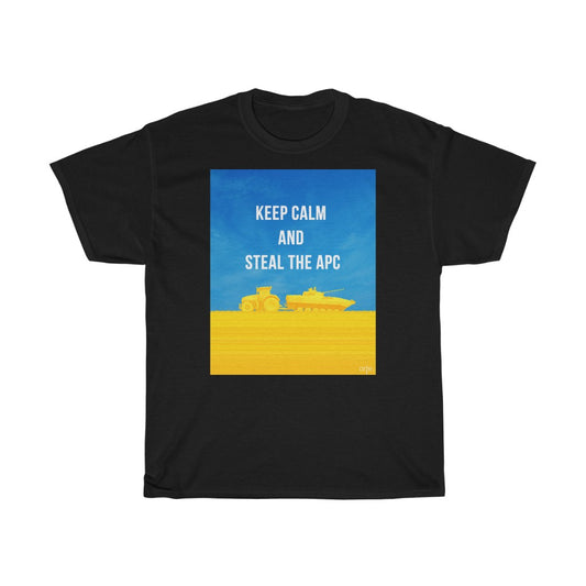 KeepCalm par Danylo Yehorov T-shirt unisexe en coton