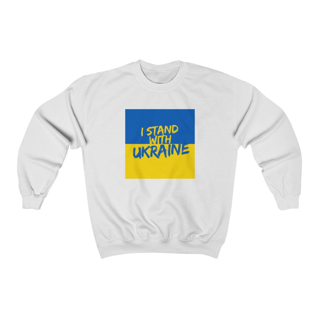 Ich stehe mit Ukraine Unisex Heavy Blend™ Rundhals-Sweatshirt
